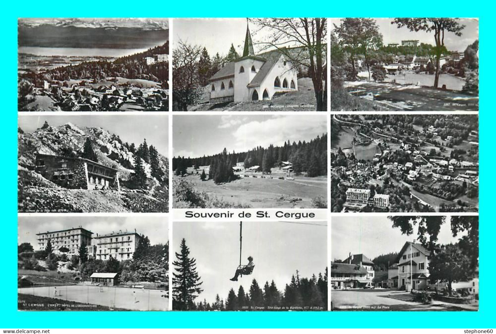 A858 / 201 Suisse Souvenir De St Cergue Multivues - Saint-Cergue