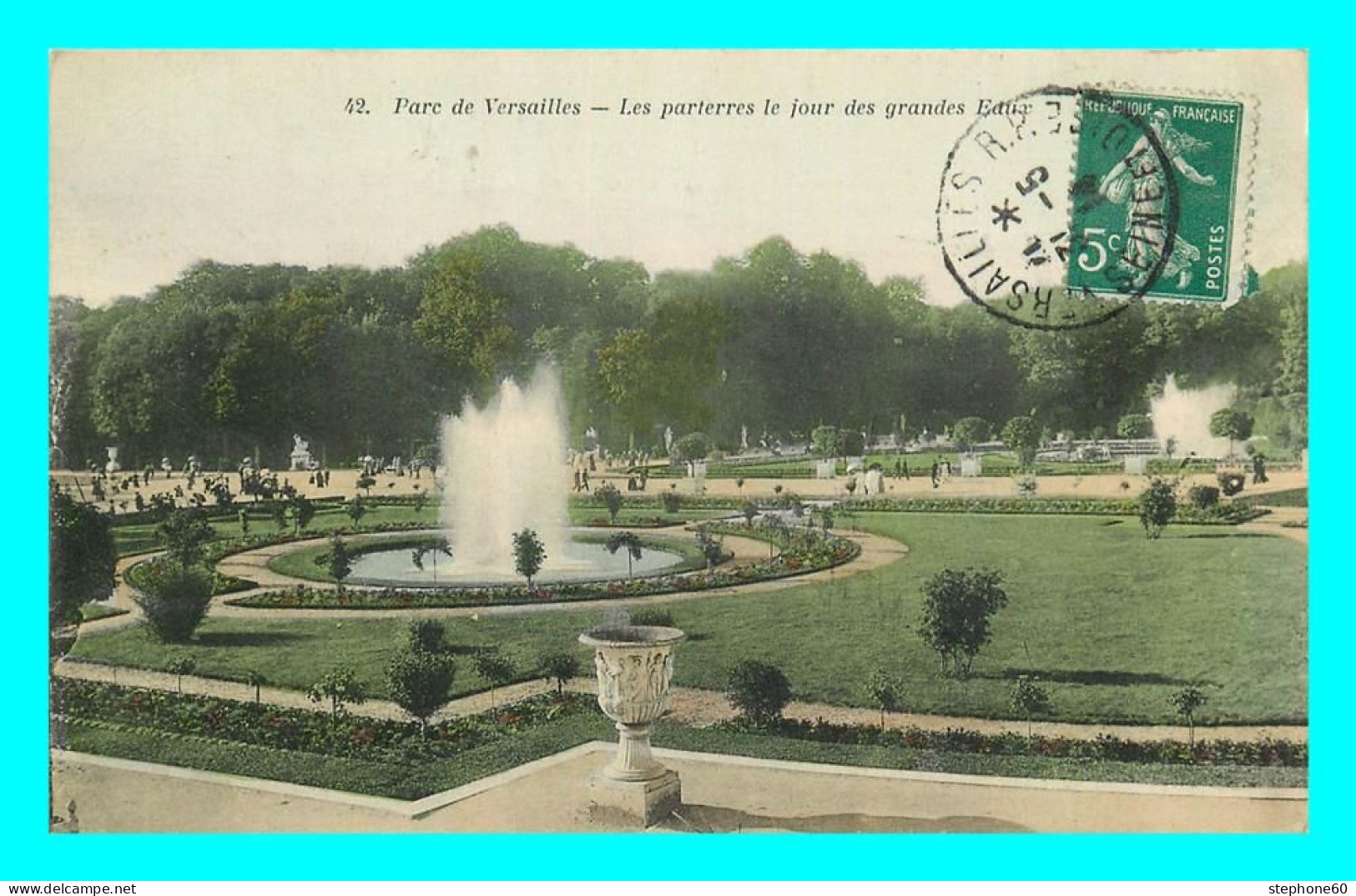 A858 / 035 78 - Parc De Versailles Parterres Le Jour Des Grandes Eaux - Versailles (Schloß)