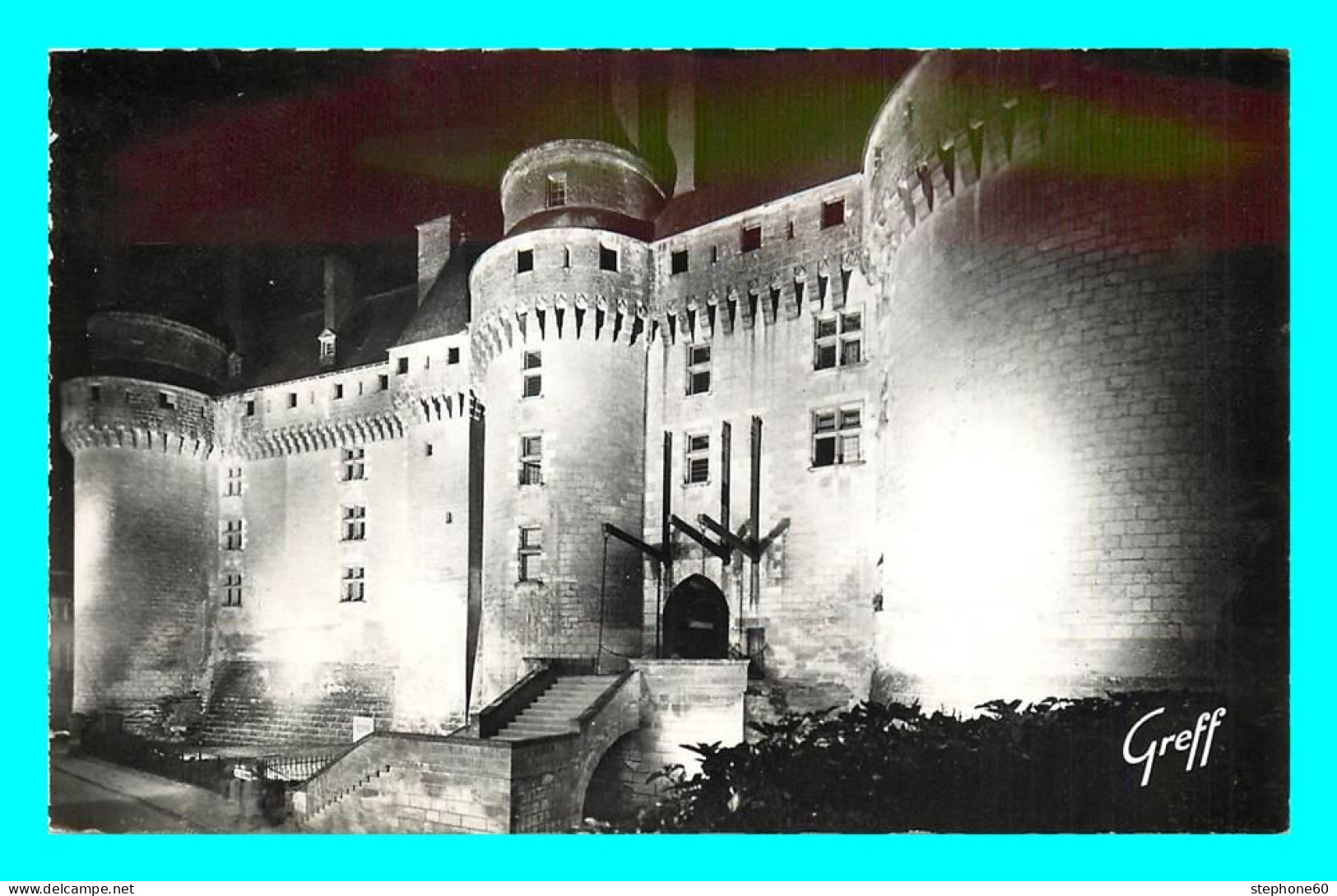 A859 / 173 37 - LANGEAIS Chateau Facade Illuminée - Langeais