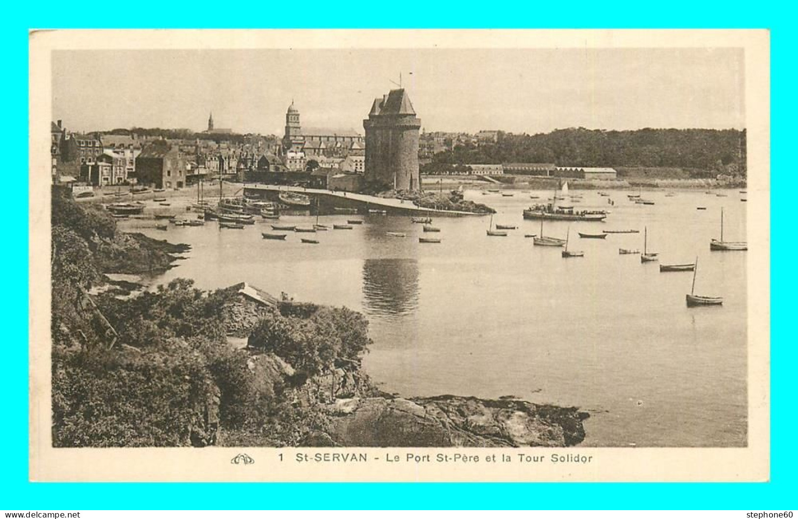 A859 / 063 35 - SAINT SERVAN Port St Père Et Tour Solidor - Saint Servan