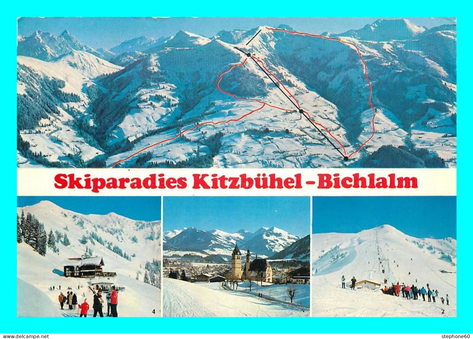 A857 / 471  Skiparadies Kitzbuhel Bichlalm Multivues - Kitzbühel