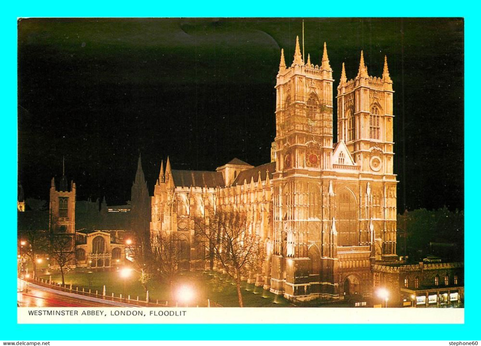 A857 / 467 WESTMINSTER ABBEY London Floodlit - Westminster Abbey
