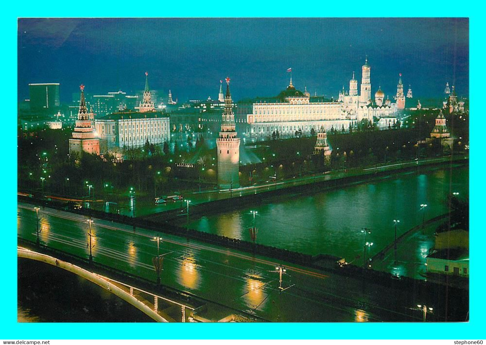 A857 / 299 Russie Moscou Mockba Kremlin Vue De La Moskova - Russland