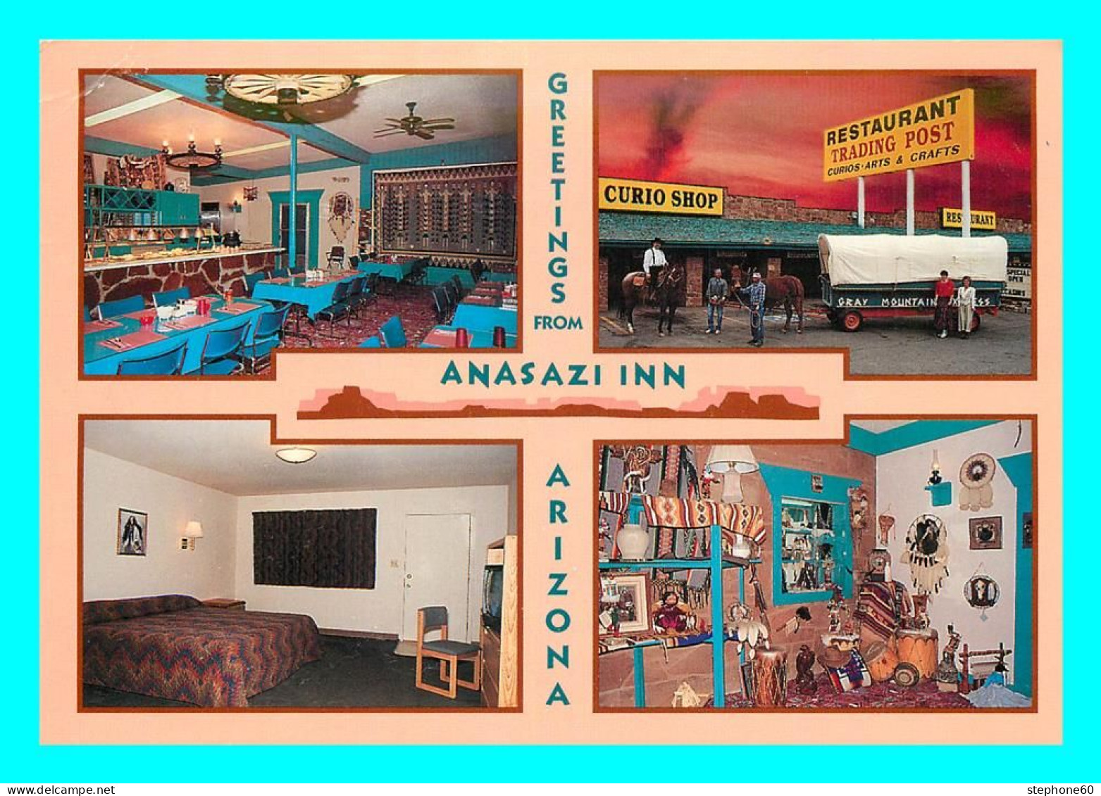 A857 / 227 ARIZONA ANASAZI INN Restaurant Motel - Altri & Non Classificati