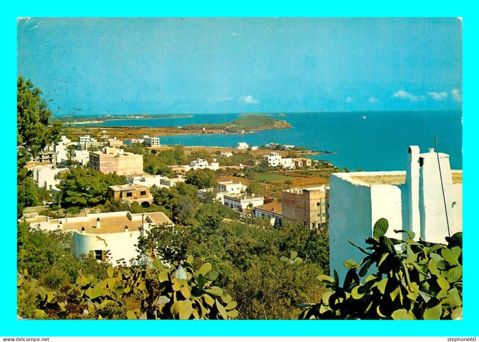 A857 / 101 Espagne IBIZA Vue Générale ( Timbre ) - Ibiza