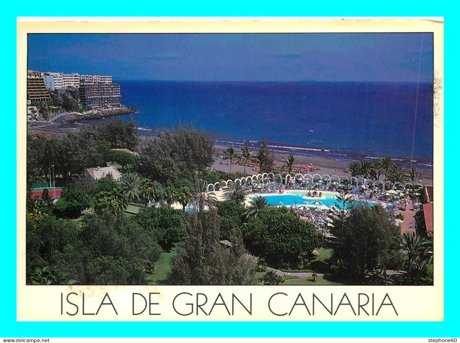 A857 / 055 Espagne Espagne ISLA DE GRAN CANARIA San Agustin Tropical Gardens ( Timbre ) - Gran Canaria