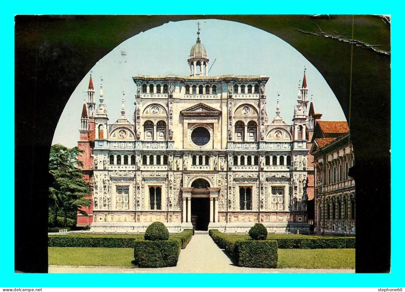 A857 / 011 Italie CERTOSA DI PAVIA Facade - Pavia