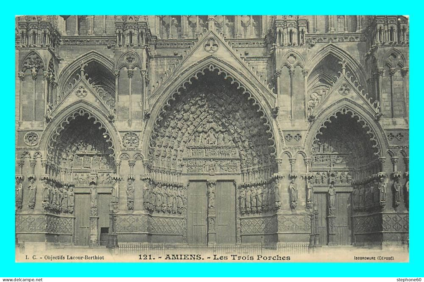 A859 / 645 80 - AMIENS Les Trois Porches Cathédrale - Amiens