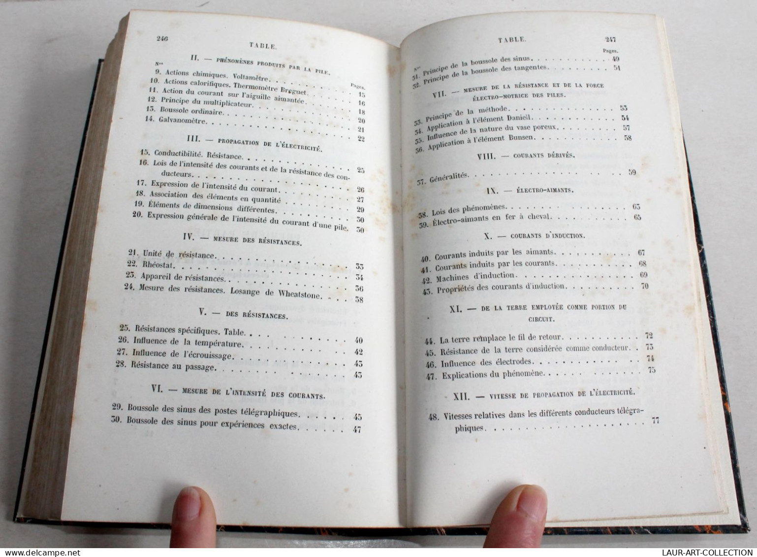 MANUEL DE TELEGRAPHE ELECTRIQUE de BREGUET 4e EDITION + 80 GRAVURE 1862 HACHETTE / ANCIEN LIVRE XIXe SIECLE (2204.30)