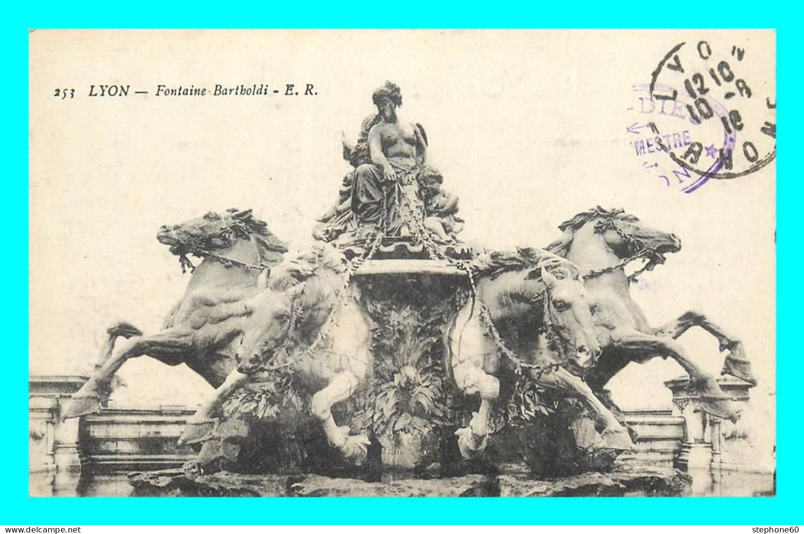 A859 / 593 69 - LYON Fontaine Bartholdi - Sonstige & Ohne Zuordnung