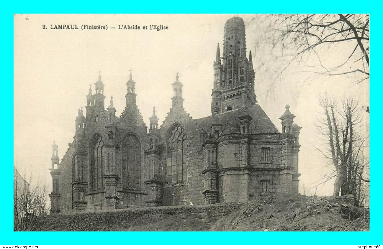 A859 / 549 29 - LAMPAUL Abside Et Eglise - Other & Unclassified