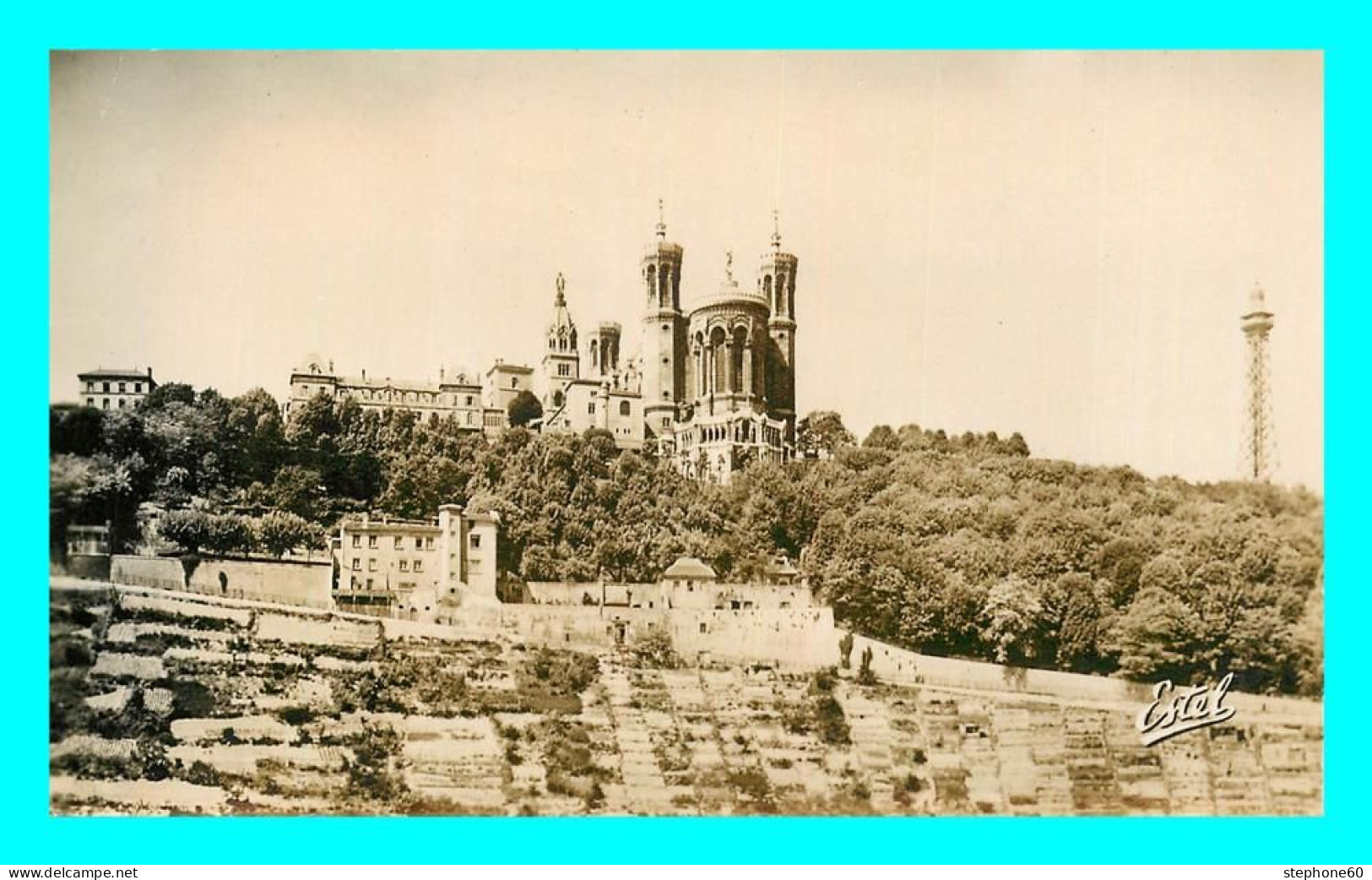 A859 / 319 69 - LYON Abside Notre Dame De Fourviere Et Tour Métallique - Sonstige & Ohne Zuordnung