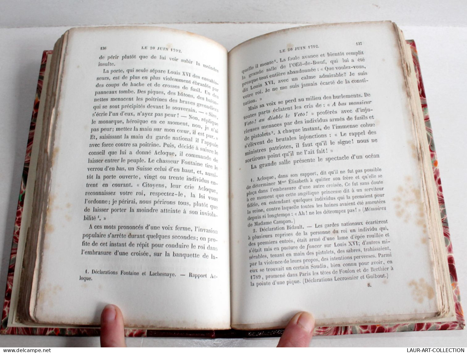 LE PEUPLE AUX TUILERIES, 20 JUIN 1792 Par MORTIMER TERNAUX, 2e EDITION 1864 LEVY / ANCIEN LIVRE XVIIIe SIECLE (2204.31) - 1701-1800