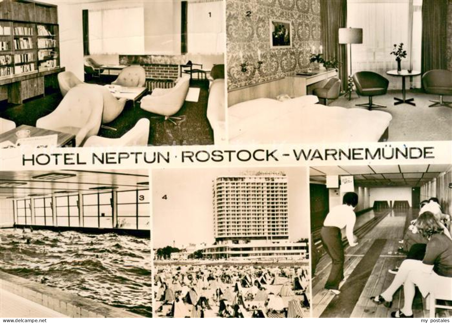 73668964 Warnemuende Ostseebad Hotel Neptun Bibliothek Mit Kamin Franzoesisches  - Rostock