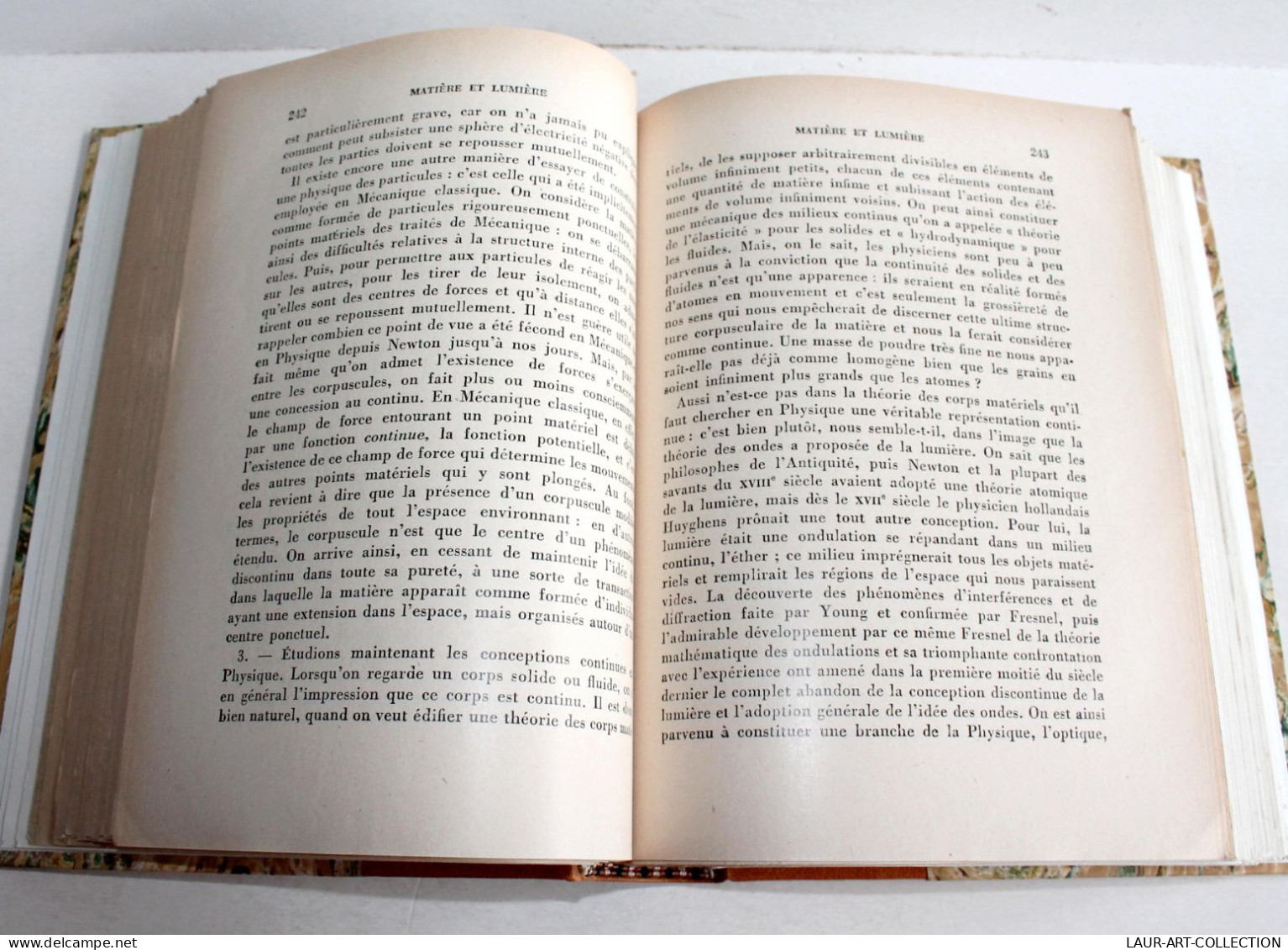 ENVOI D'AUTEUR LOUIS DE BROGLIE + MATIERE & LUMIERE + PHYSIQUE & MICROPHYSIQUE 1937 / ANCIEN LIVRE XXe SIECLE (2204.32) - Gesigneerde Boeken