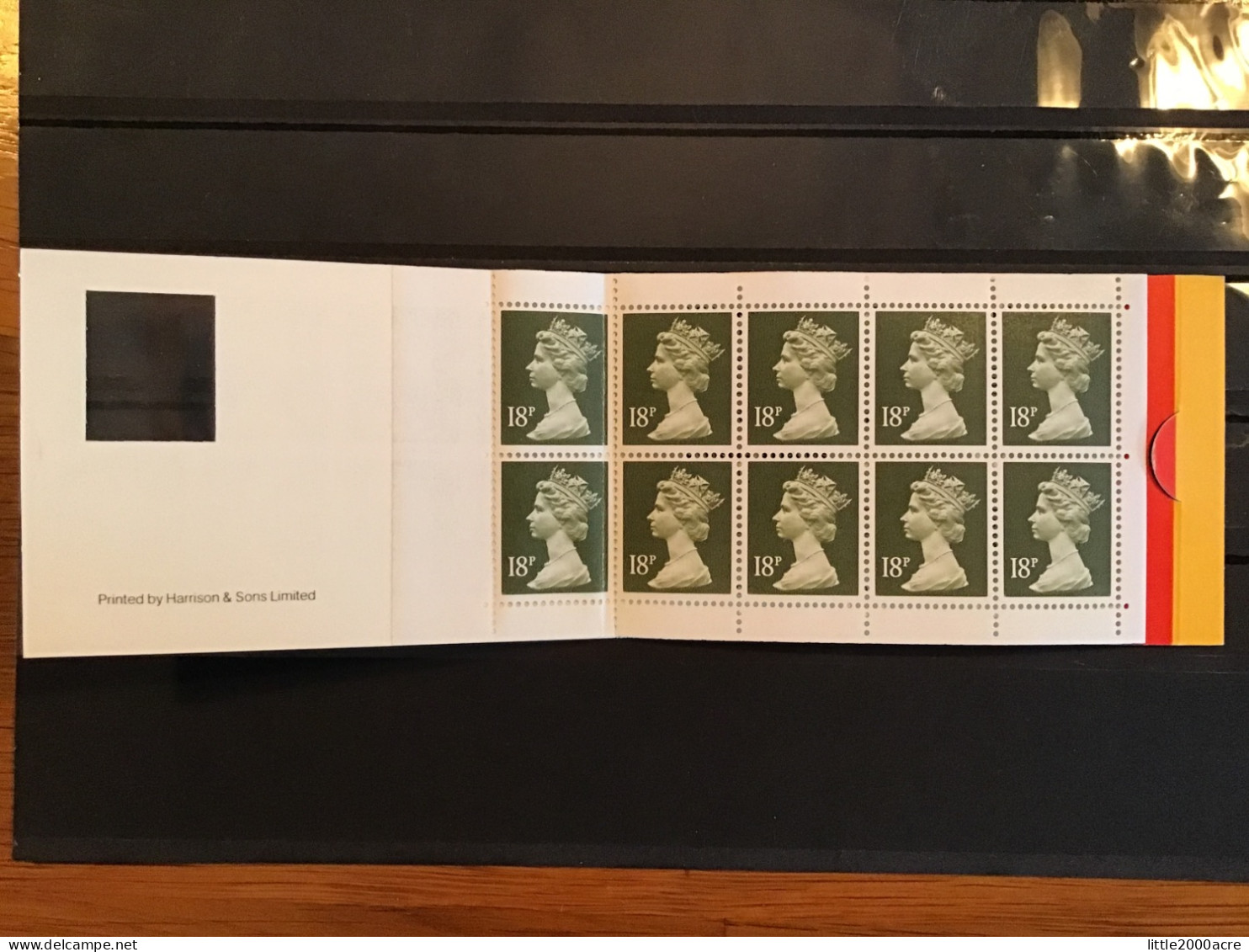 GB 1988 10 18p Stamps Barcode Booklet £1.80 MNH SG GO1 C Round Tab - Booklets