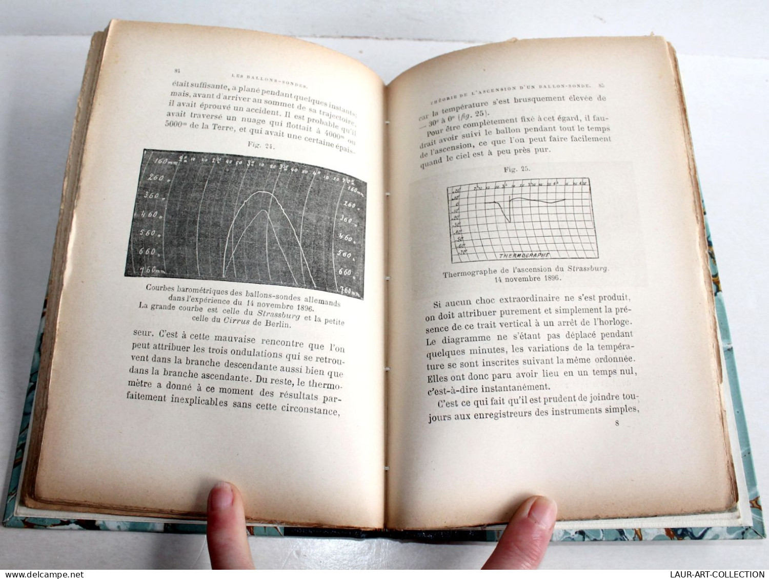 RARE ENVOI D'AUTEUR DE FONVIELLE! LES BALLONS SONDES DE HERMITE ET BESANCON 1898 / ANCIEN LIVRE XIXe SIECLE (2204.33) - Livres Dédicacés