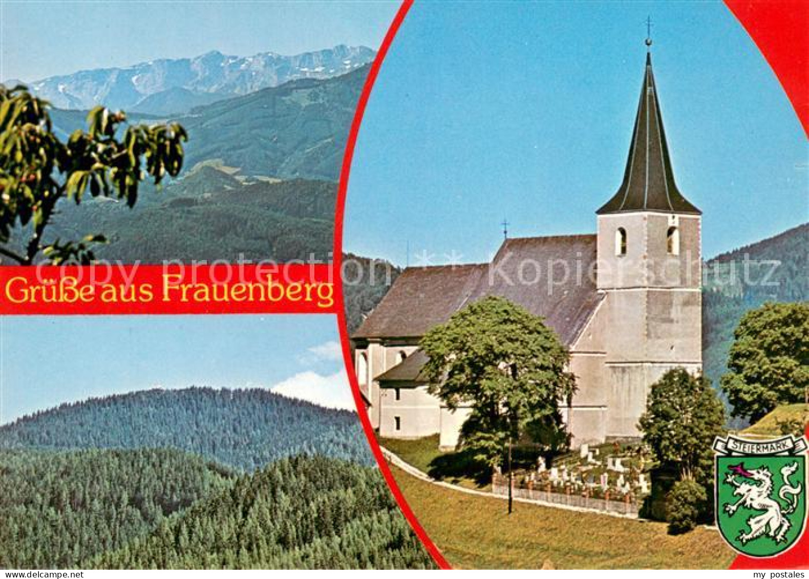 73668768 Bruck Mur Wallfahrtskirche Frauenberg Panoramamit Hochschwab Und Rennfe - Sonstige & Ohne Zuordnung