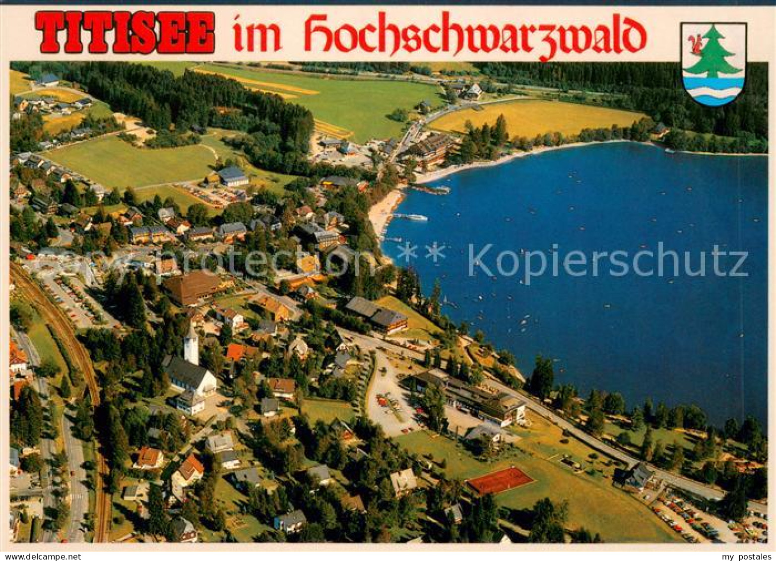 73668665 Titisee Ferienort Im Hochschwarzwald Fliegeraufnahme Titisee - Titisee-Neustadt