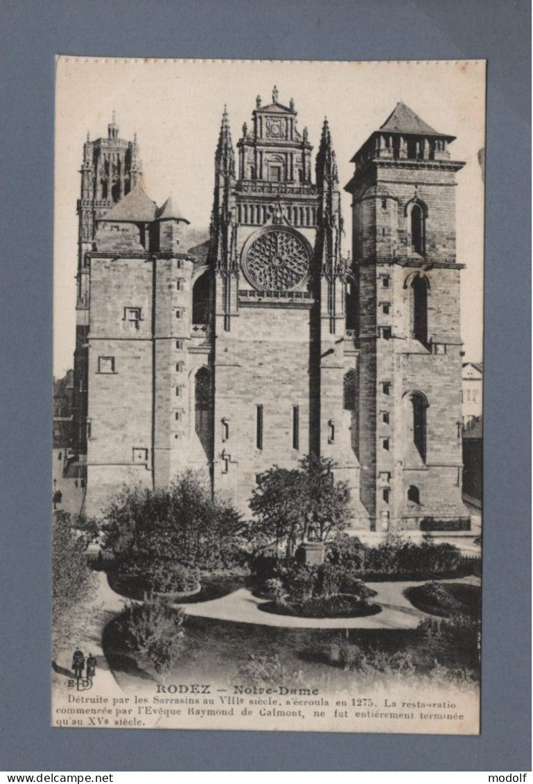 CPA - 12 - Rodez - Notre-Dame - Non Circulée - Rodez