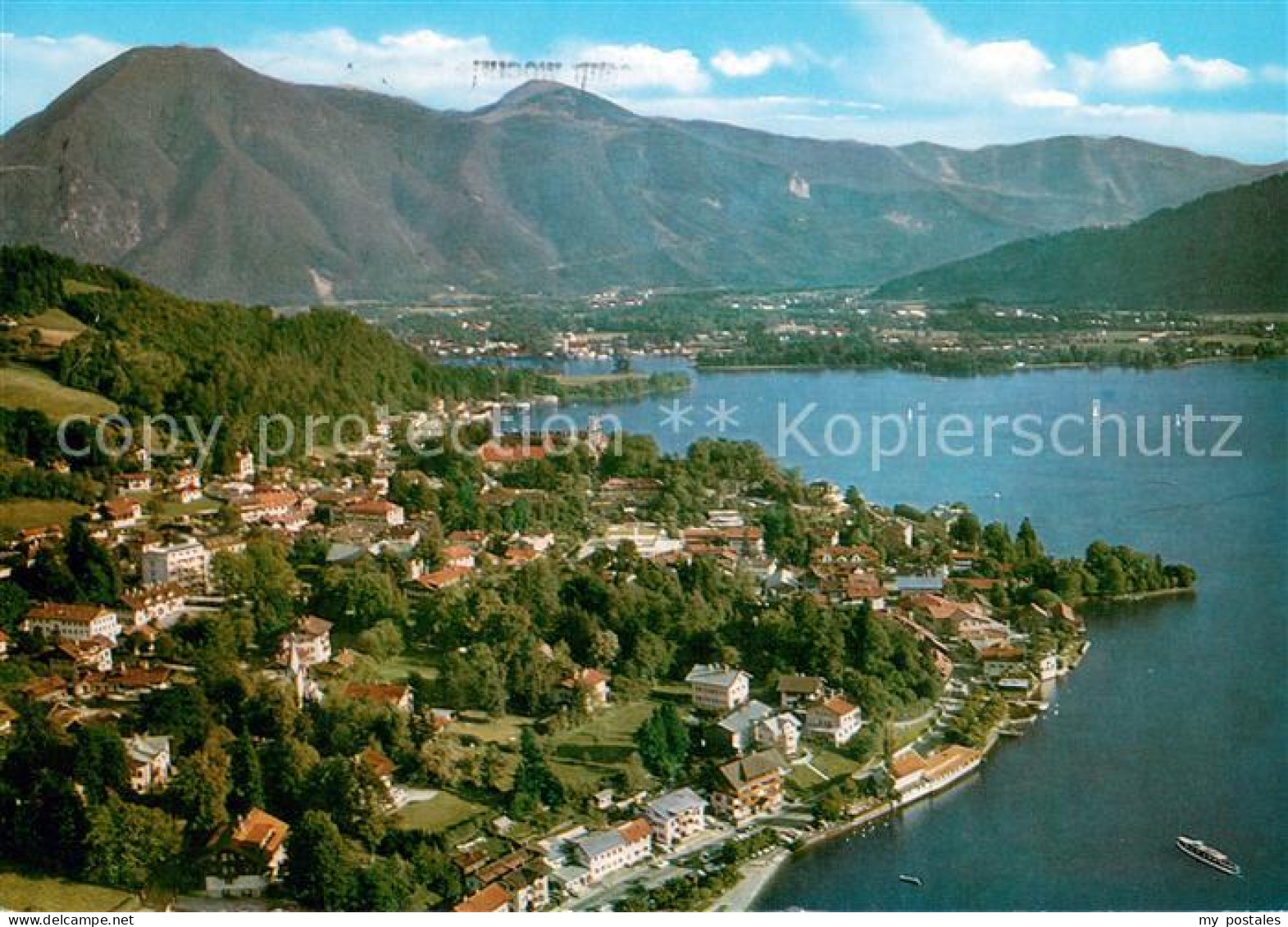 73668439 Tegernsee Fliegeraufnahme Mit Wallberg Und Blaubergen Tegernsee - Tegernsee