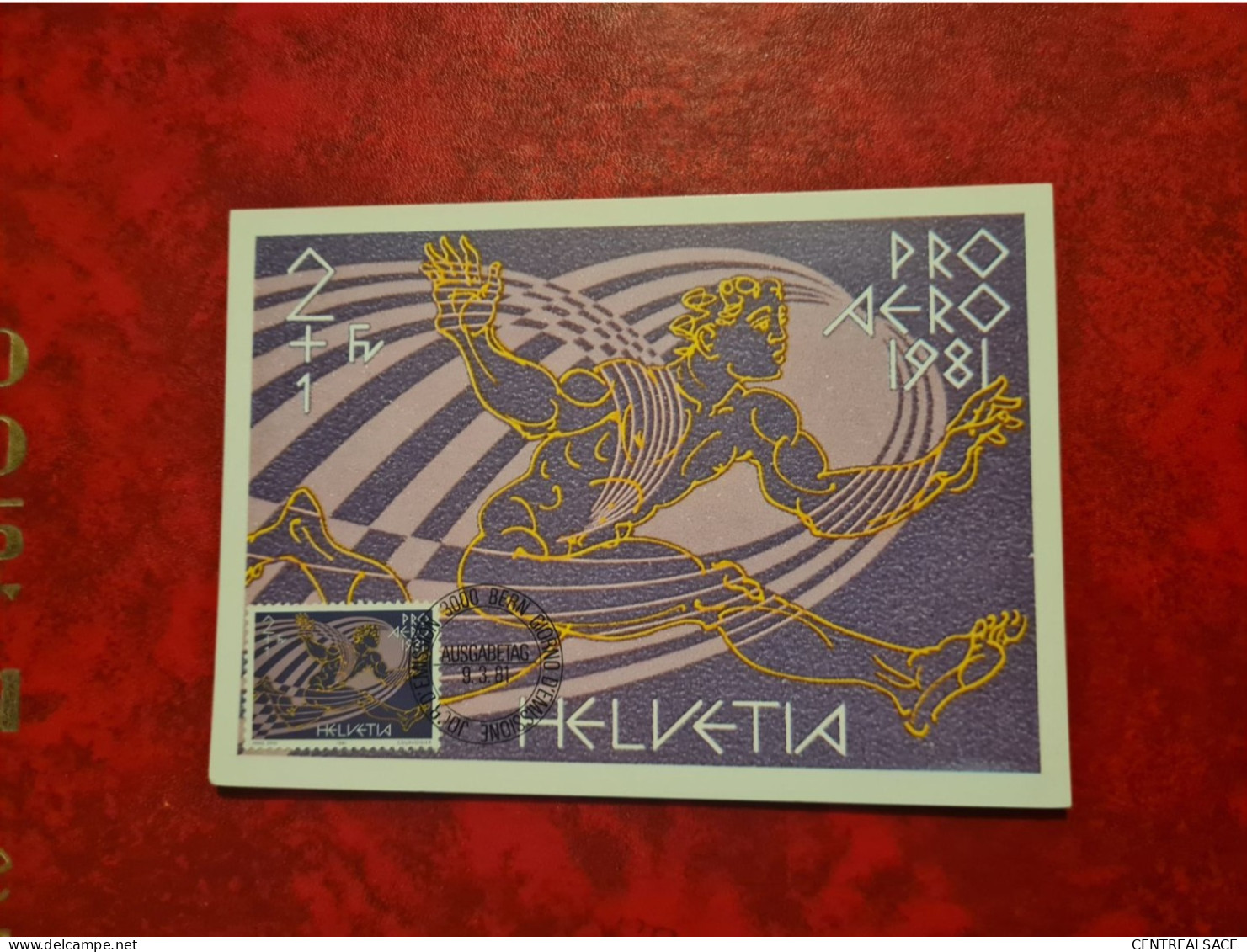 Carte Maximum 1981 BERN PRO AERO - Storia Postale