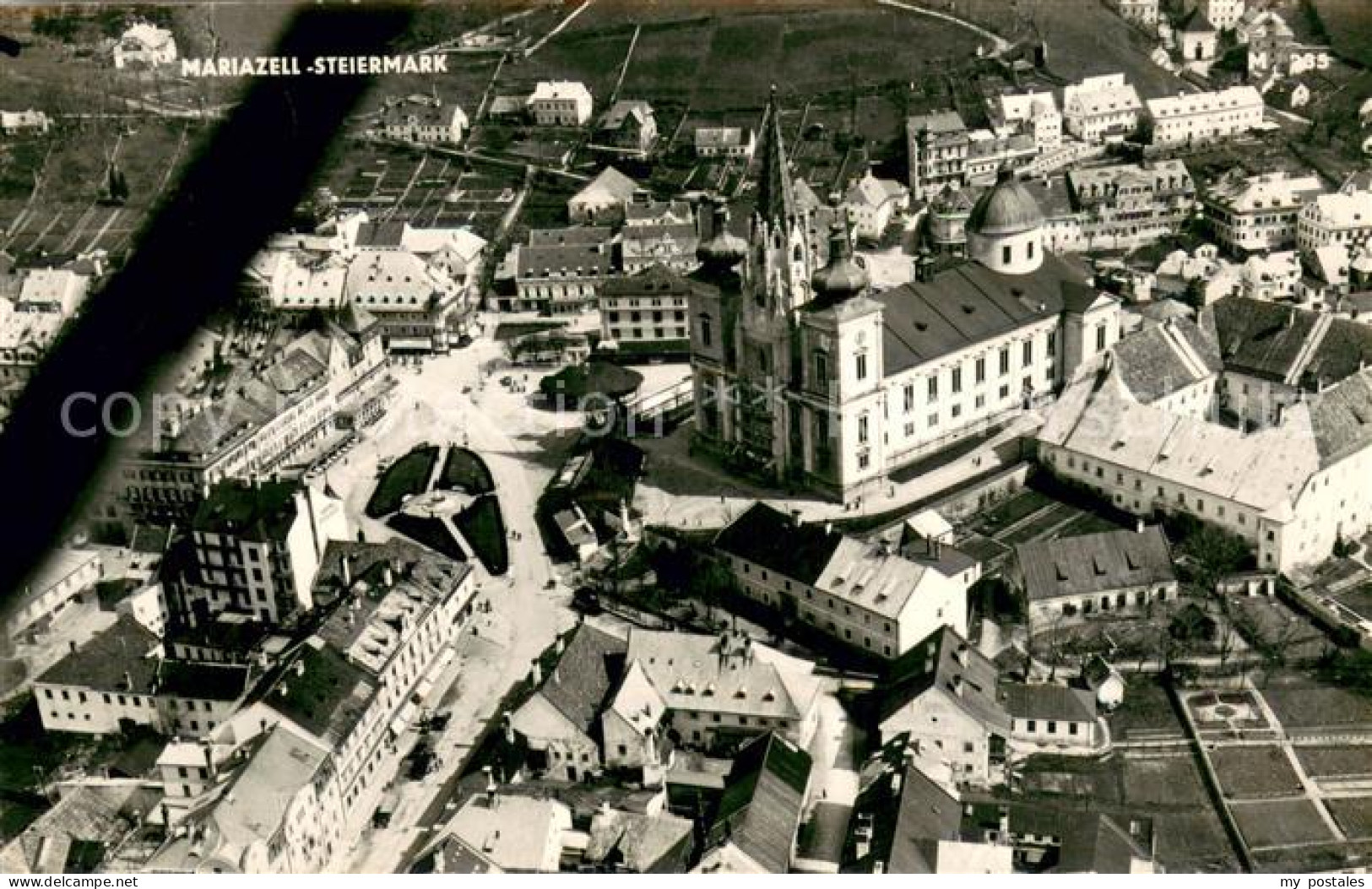 73668368 Mariazell Steiermark Zentrum Kirche Fliegeraufnahme Mariazell Steiermar - Sonstige & Ohne Zuordnung