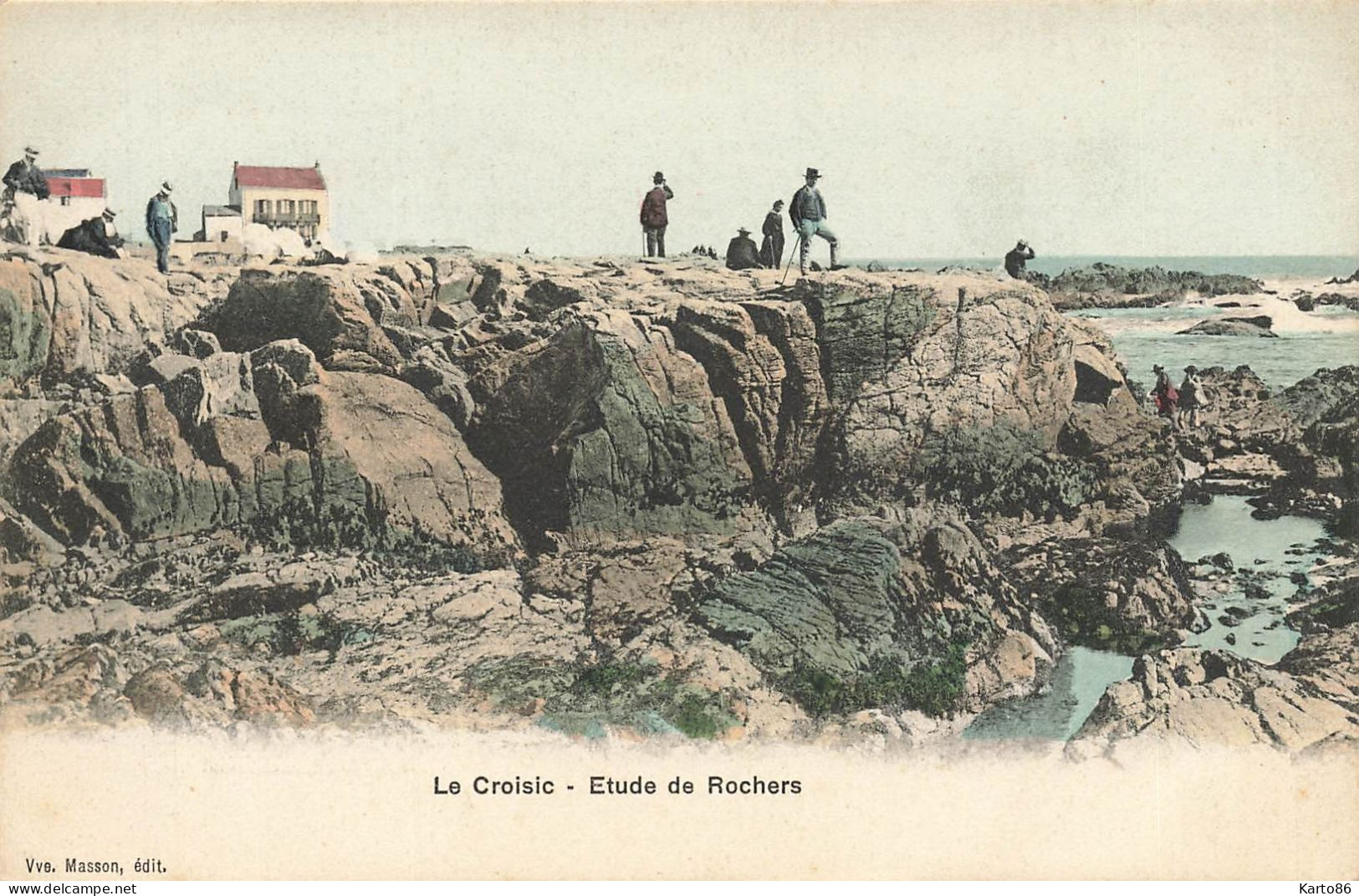 Le Croisic * étude De Rochers * Villas Villageois - Le Croisic