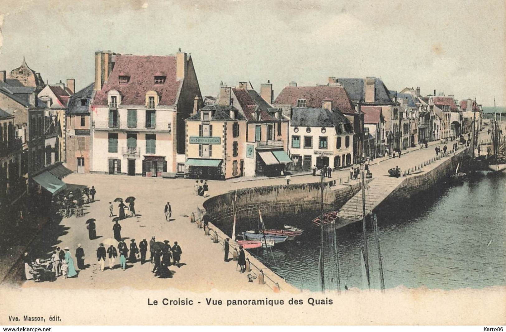 Le Croisic * 1905 * Vue Panoramique Des Quais - Le Croisic