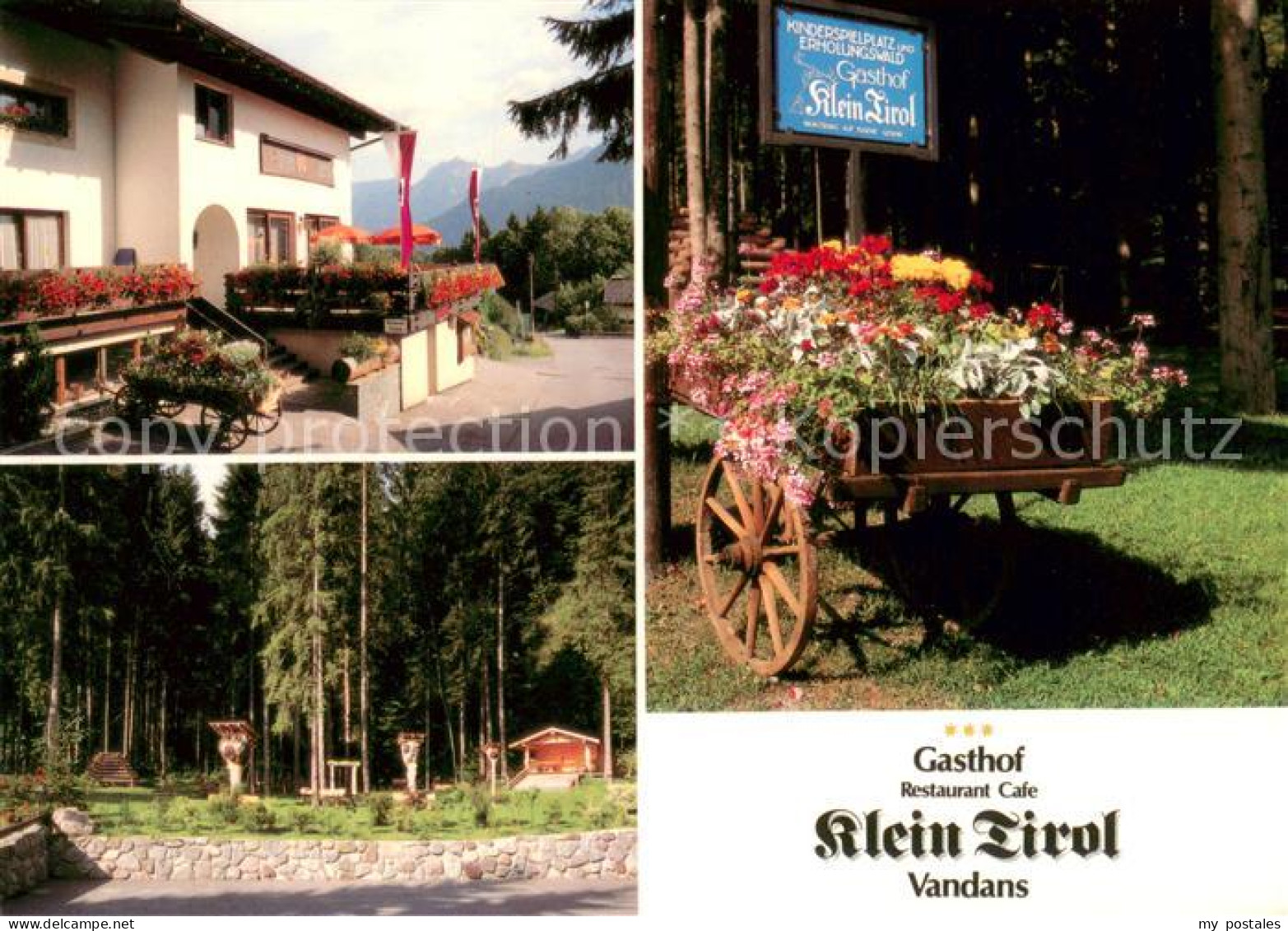 73668291 Vandans Vorarlberg Gasthof Restaurant Klein Tirol Kinderspielplatz Vand - Altri & Non Classificati