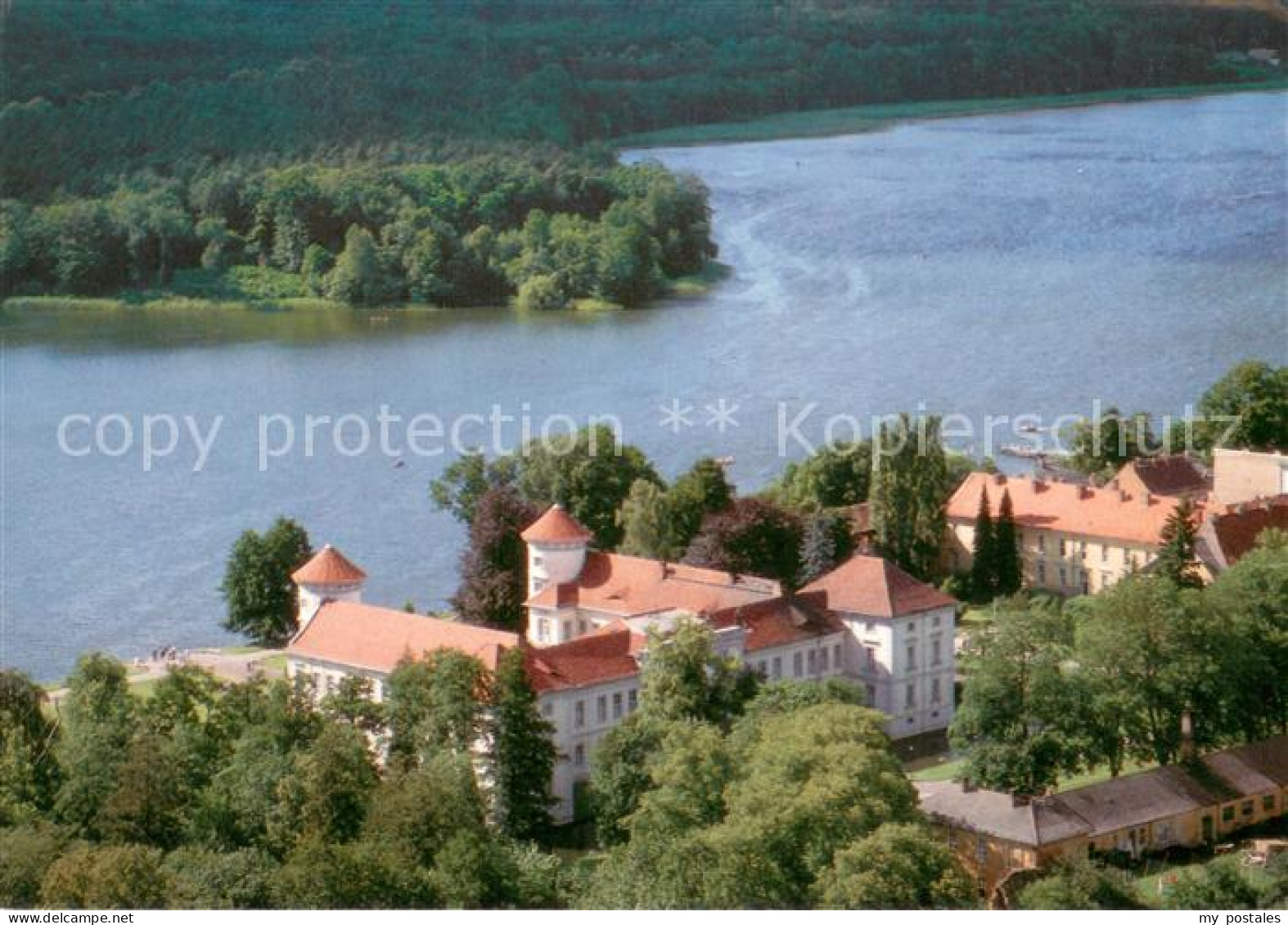 73668172 Rheinsberg Fliegeraufnahme Rheinsberg - Zechlinerhütte