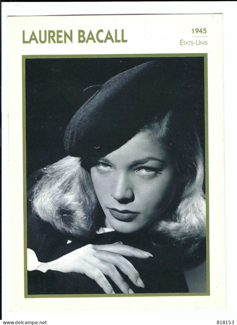 LAUREN BACALL   (18 X 13 Cm) - Actors