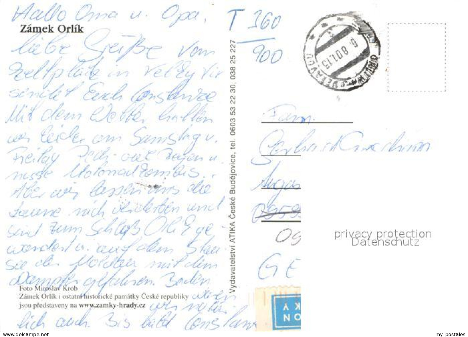 73668003 Zamek Orlik Nad Vltavou Fliegeraufnahme  - República Checa