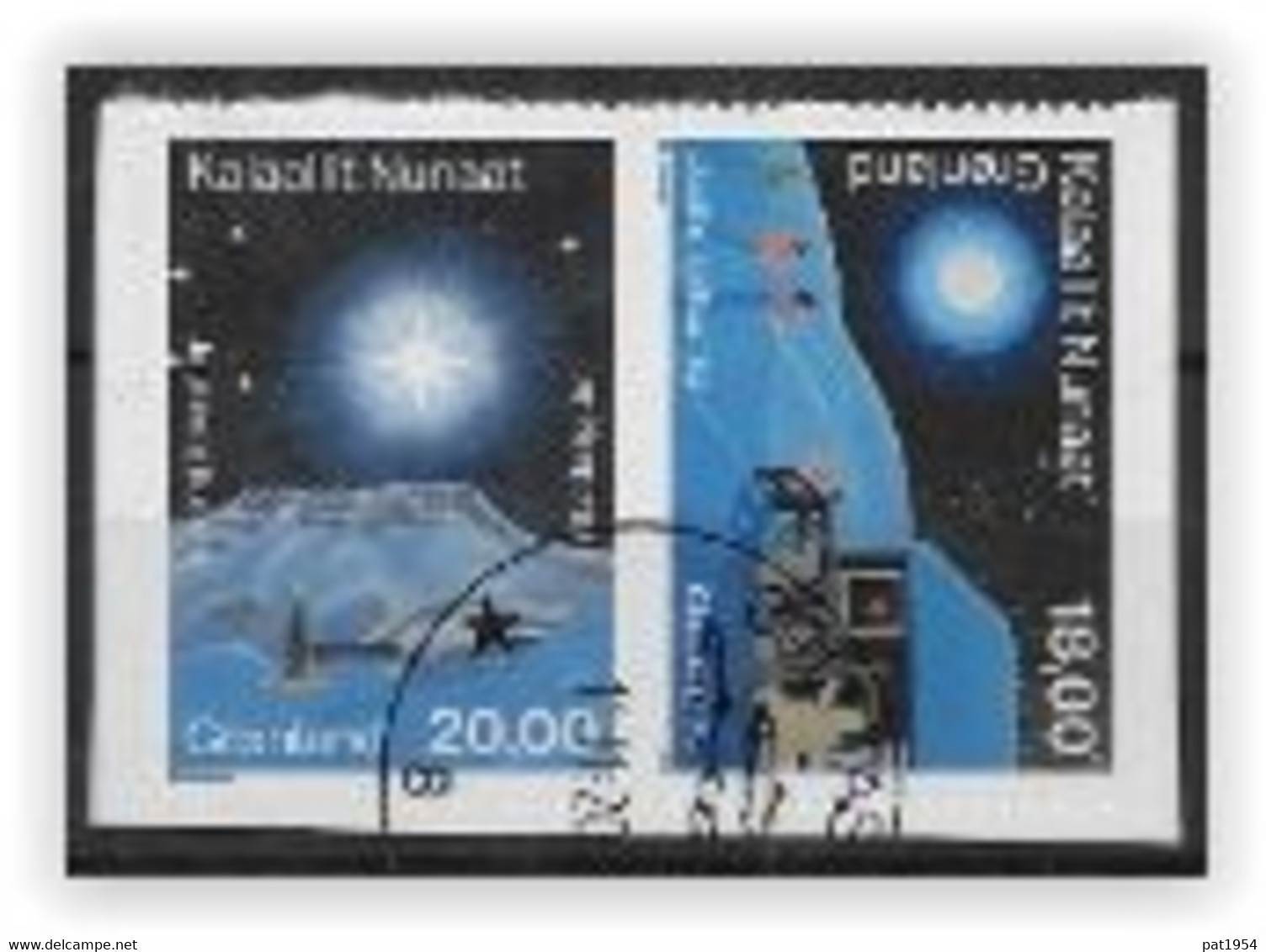 Groënland 2022, Série Adhésive Oblitérée, Noël - Used Stamps