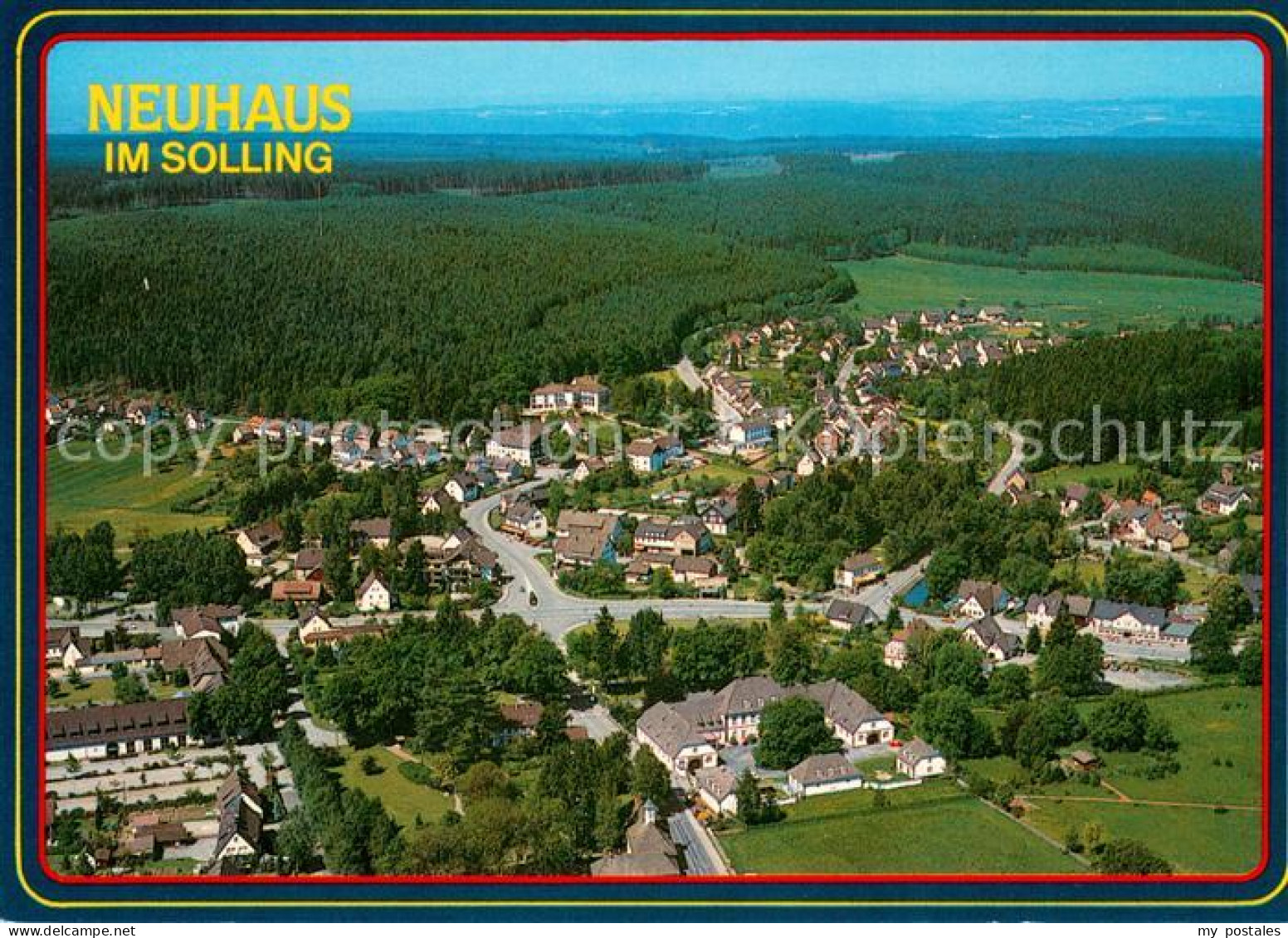 73667905 Neuhaus Solling Heilklimatischer Kurort Fliegeraufnahme Neuhaus Solling - Holzminden