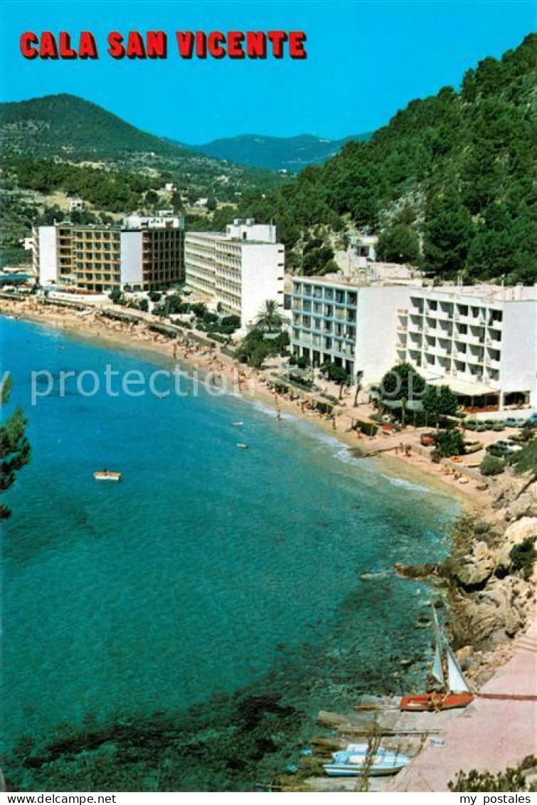 73667794 Cala San Vicente Ibiza Fliegeraufnahme Cala San Vicente Ibiza - Other & Unclassified