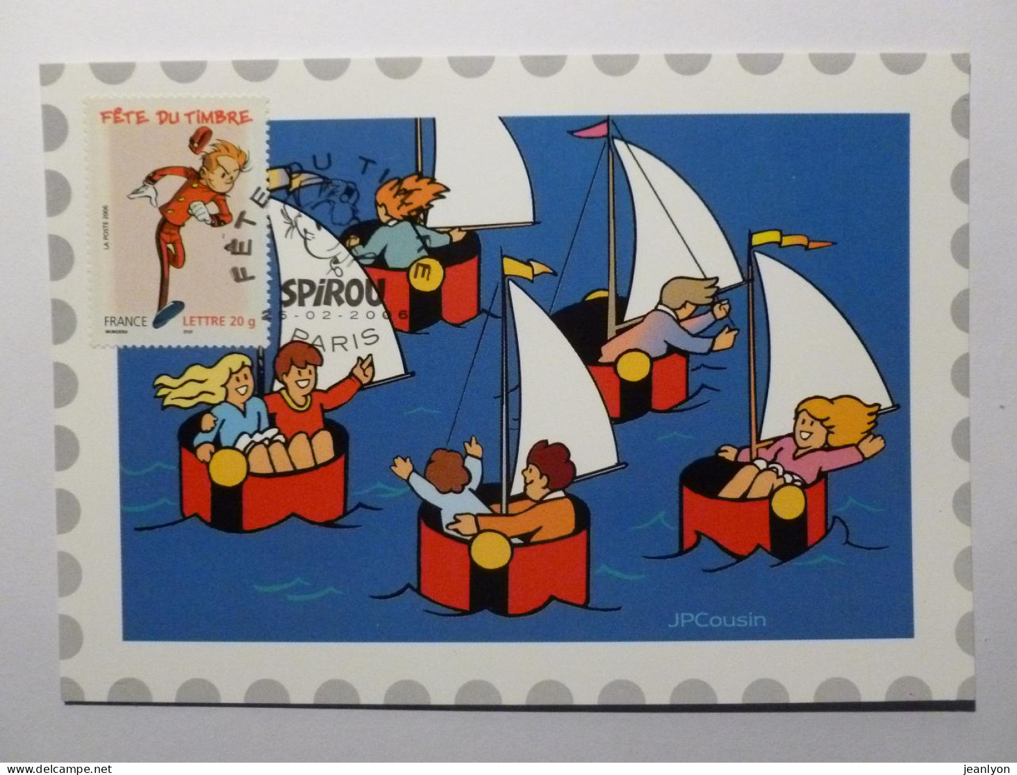 SPIROU - BD / Bande Dessinée - Carte Philatélique 1er Jour Timbre Fête Du Timbre 2006 - Cómics