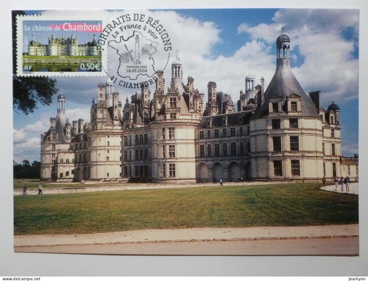 CHAMBORD (41/Loir Et Cher) - Chateau De Chambord - Carte Philatélique 1er Jour Timbre - Chambord