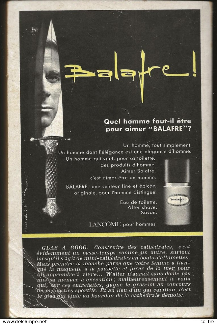 SÉRIE NOIRE, N°1274 "Glas à Gogo" John Lloyd (stick Publicitaire D'origine), 1ère édition Française 1969 - Série Noire