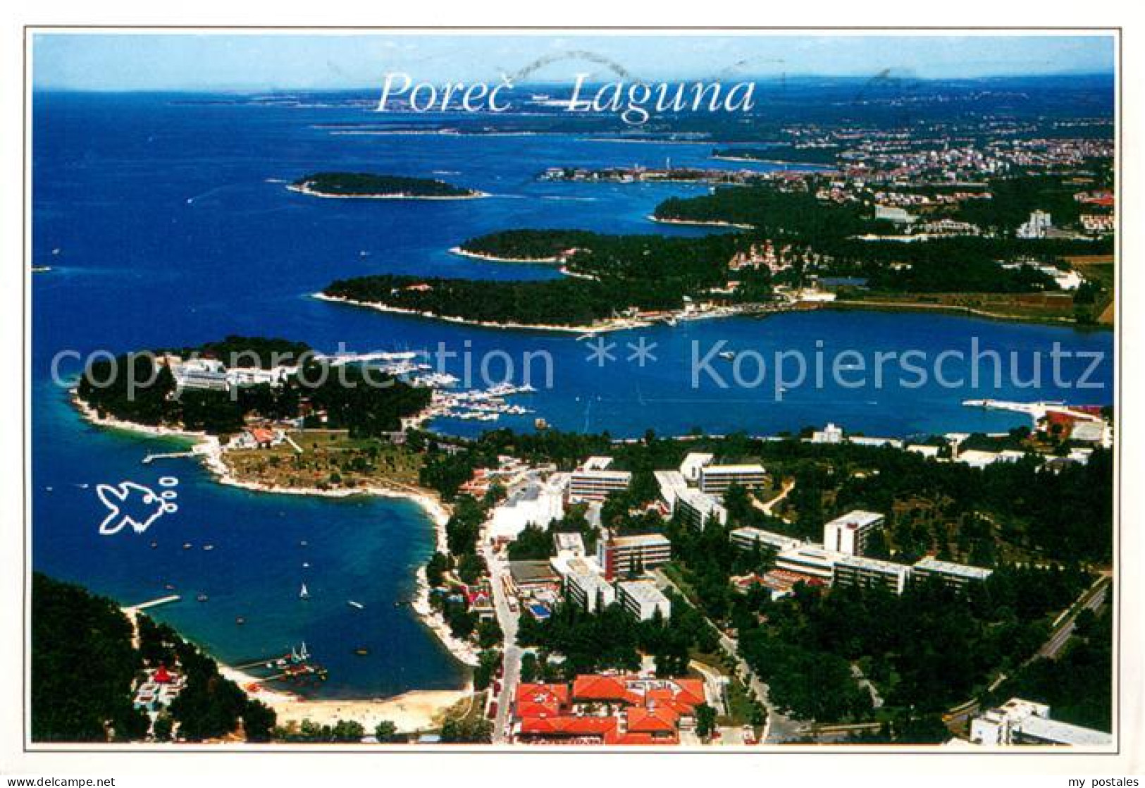 73667718 Porec Laguna Fliegeraufnahme Porec - Kroatien