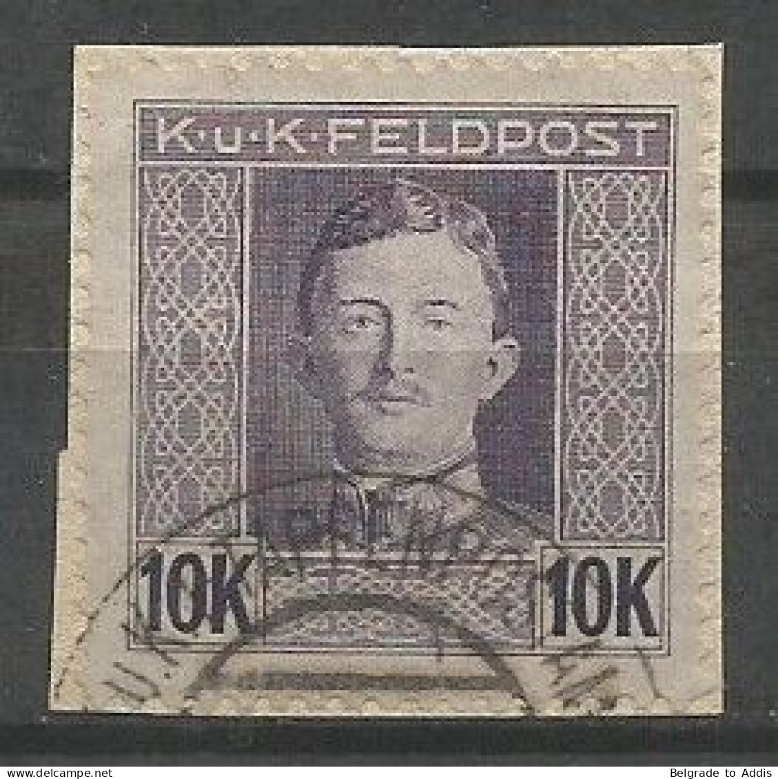 Austria K.u.K. Feldpost Hungary Mi.72 Used On Piece 1917/18 - Gebruikt