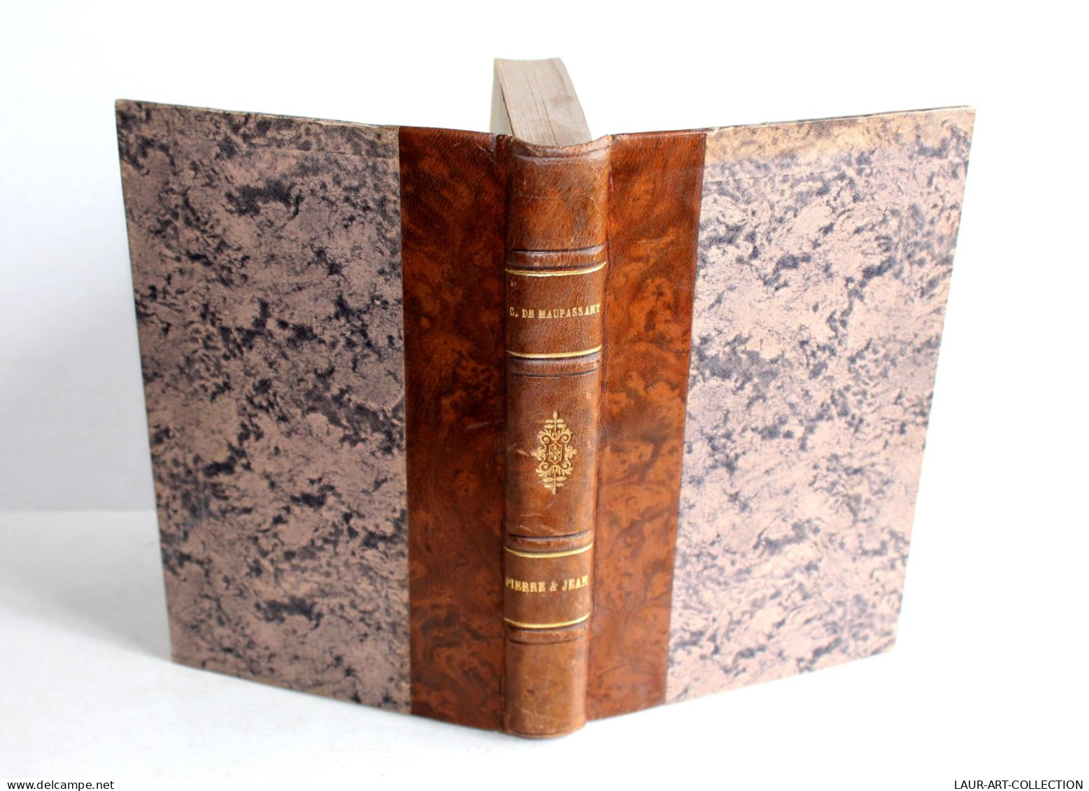 PIERRE & JEAN Par GUY DE MAUPASSANT, 49e EDITION 1893 PAUL OLLENDORFF EDITEUR / ANCIEN LIVRE XIXe SIECLE (2204.38) - 1801-1900