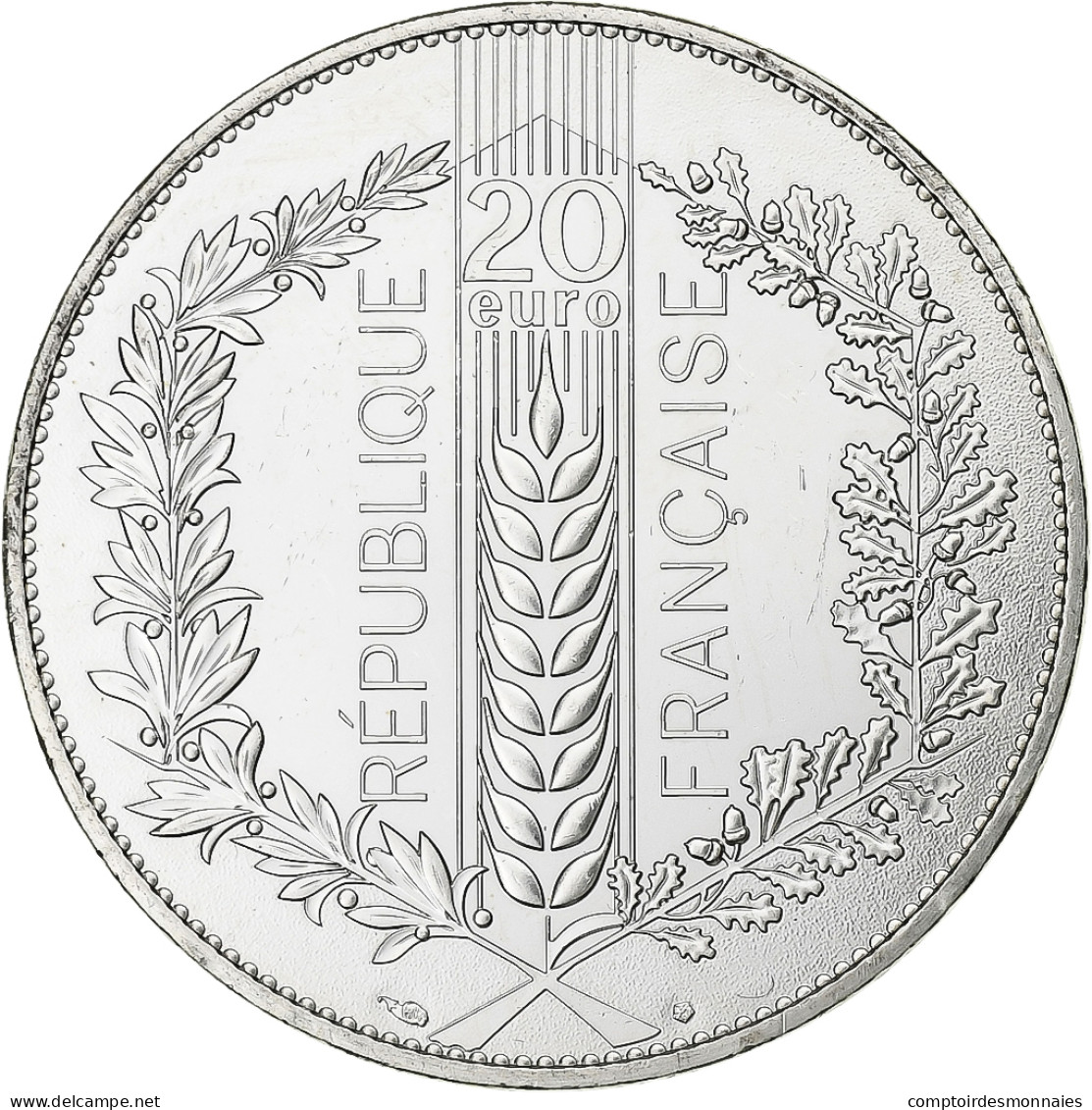 France, 20 Euro, 2020, Paris, Argent, FDC - Frankreich