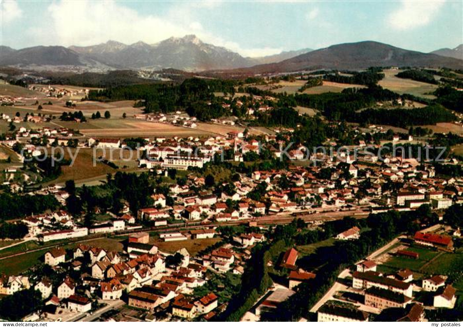 73667573 Miesbach Mit Blick Zum Wendelstein Bayerische Alpen Fliegeraufnahme Mie - Miesbach