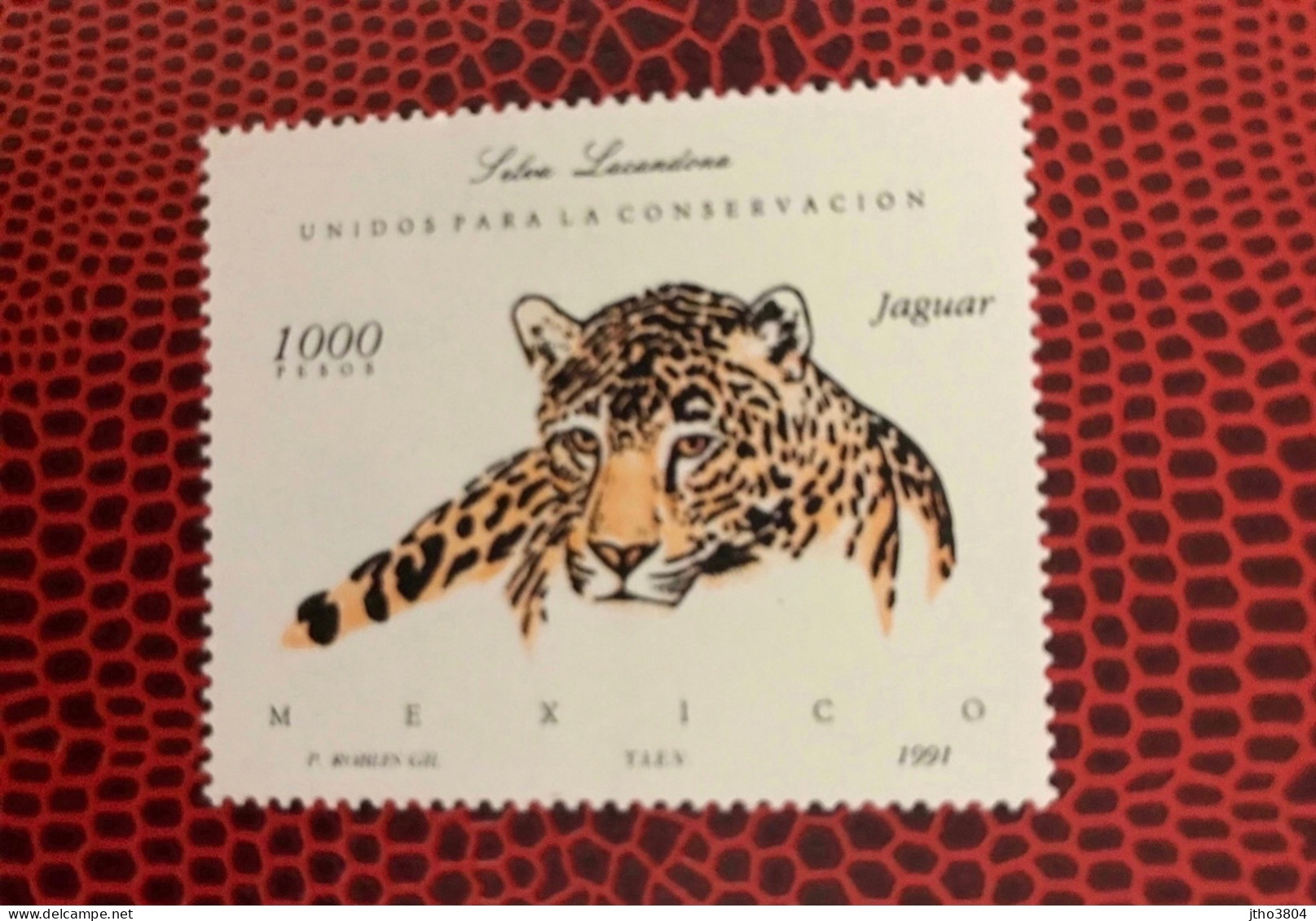 MEXICO 1991 1v Neuf MNH ** Sc 1696 Mamíferos Mammals Säugetiere Mammiferi Mammifère - Big Cats (cats Of Prey)