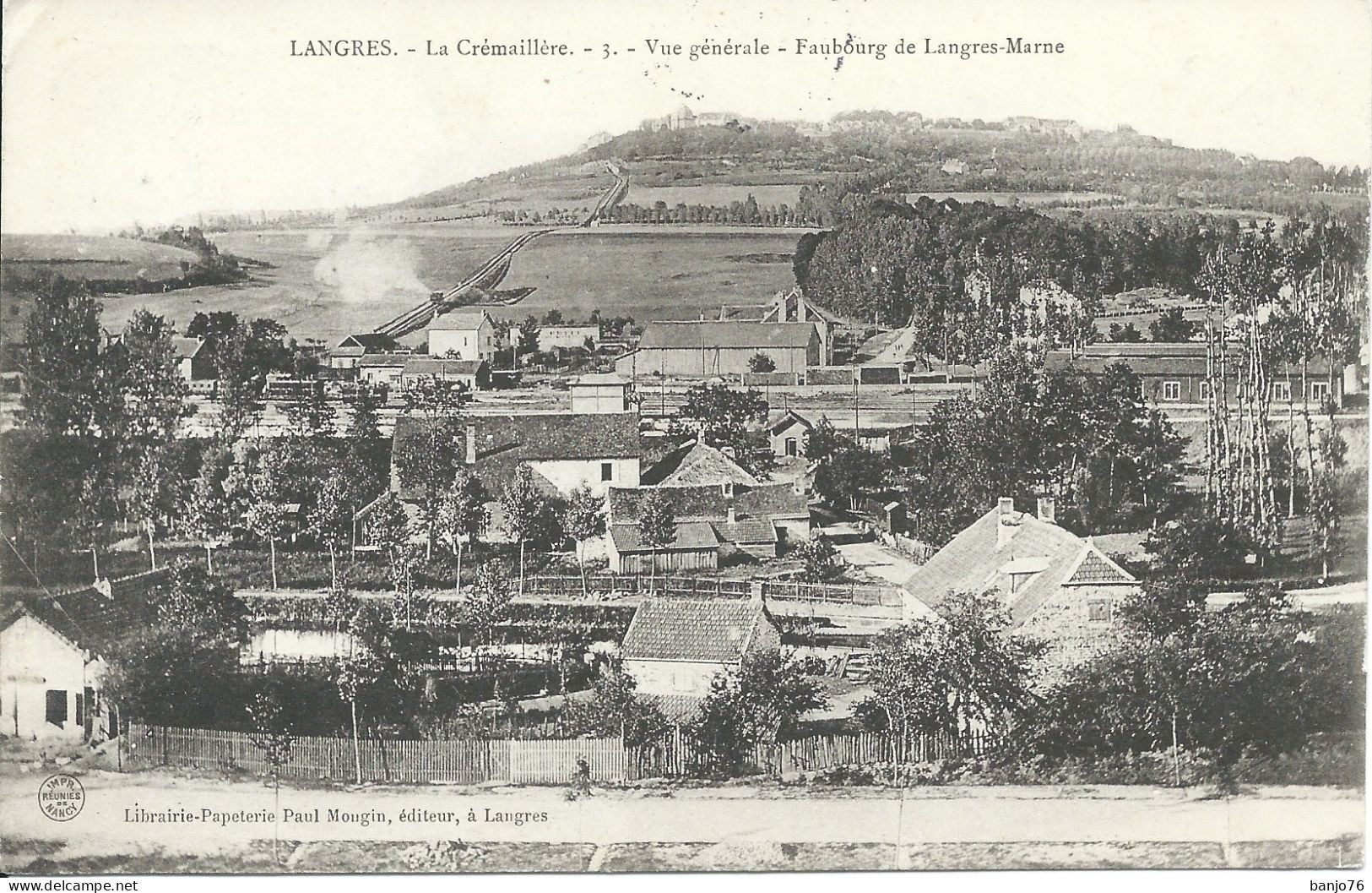 Langres (52) - La Crémaillère - Vue Générale - Faubourg De Langres-Marne - Langres