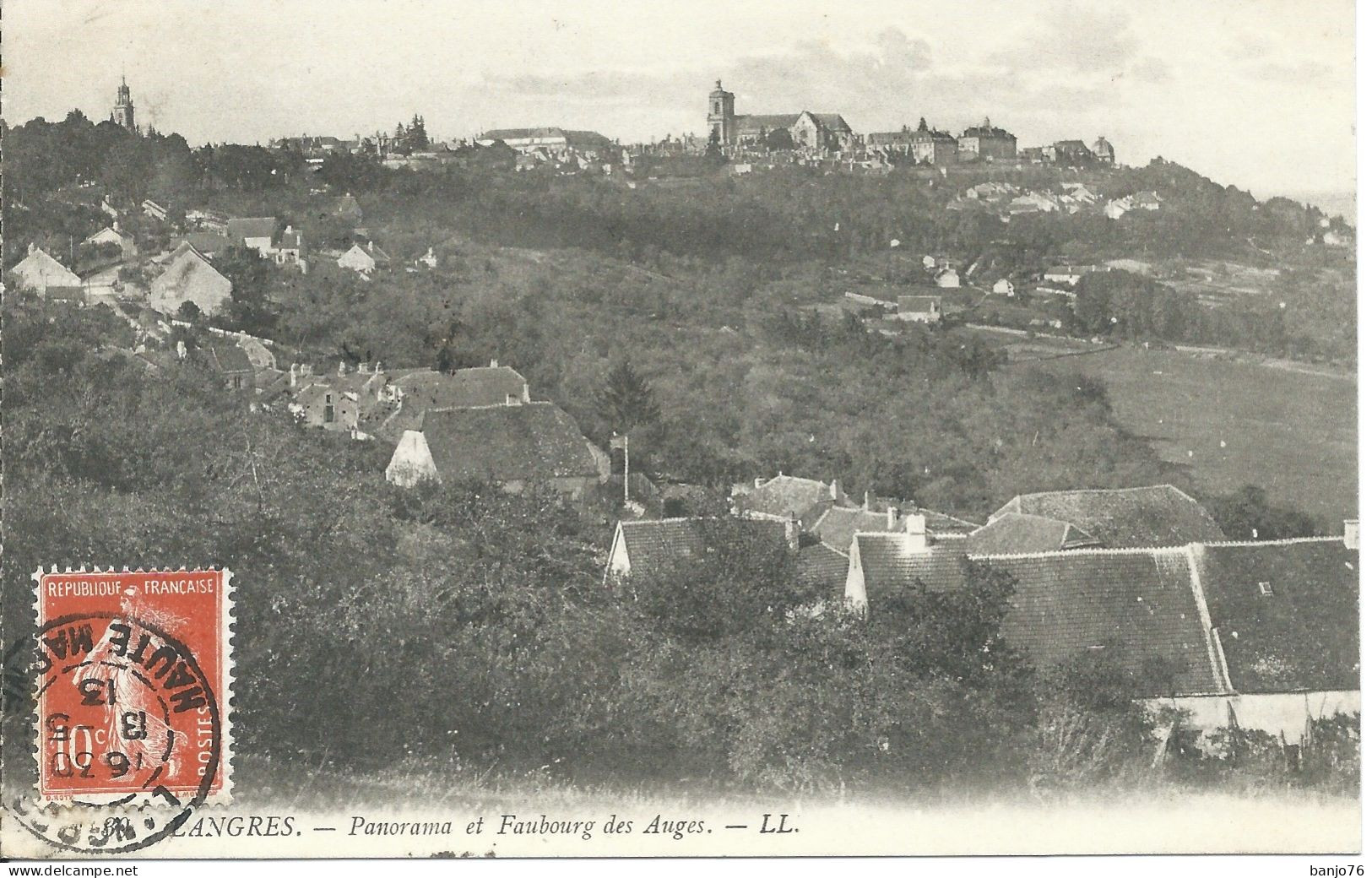 Langres (52) - Panorama Et Faubourg Des Auges - Langres