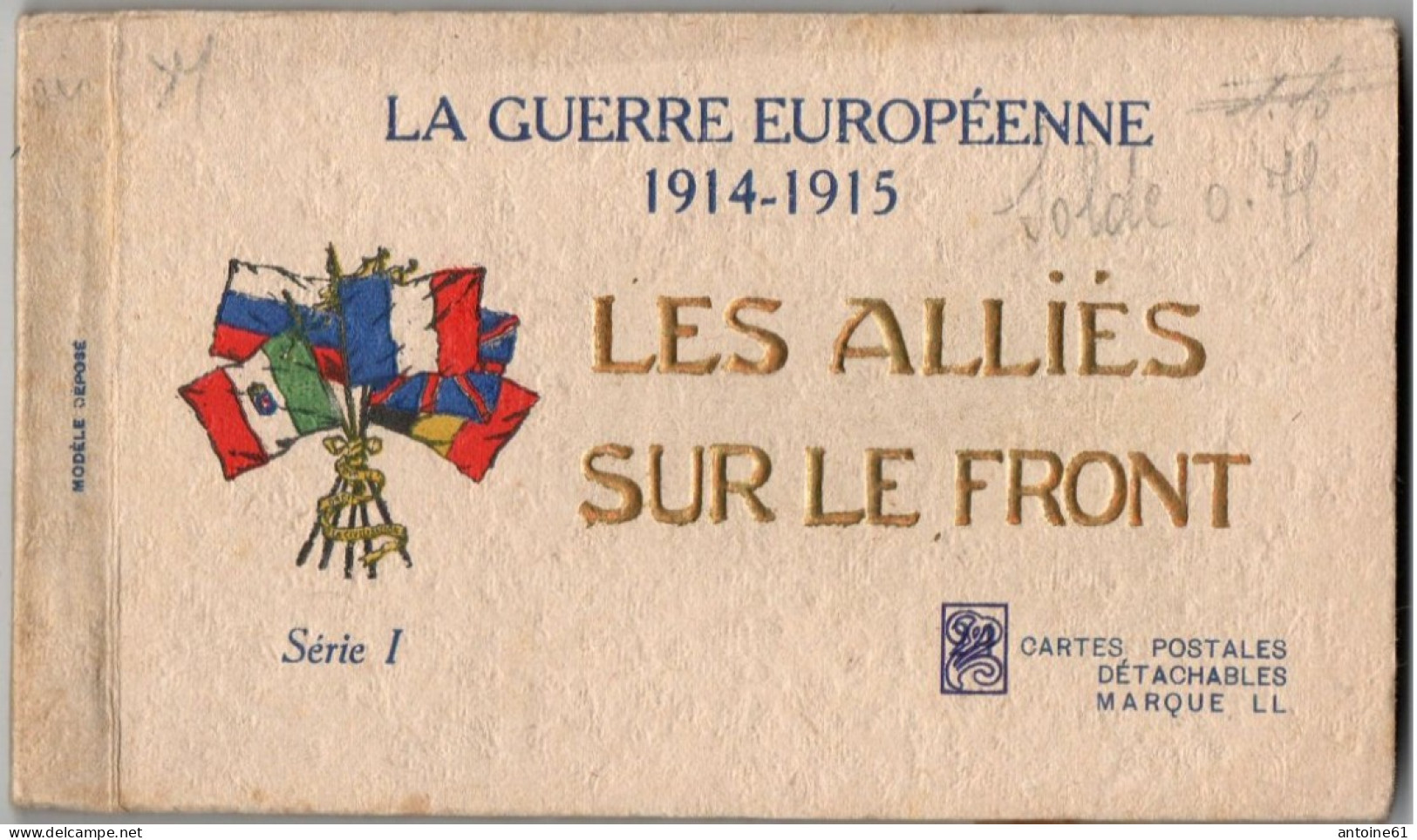 PARIS -- Carnet Album - Complet De 20 Cpa - War 1914-18