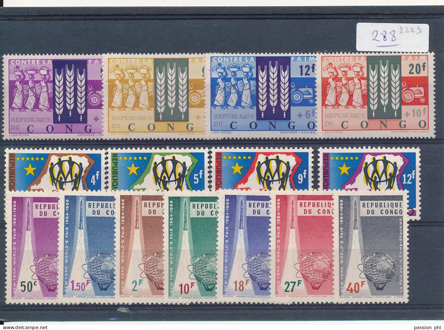 CONGO KINSHASA SELECTION MNH - Unused Stamps