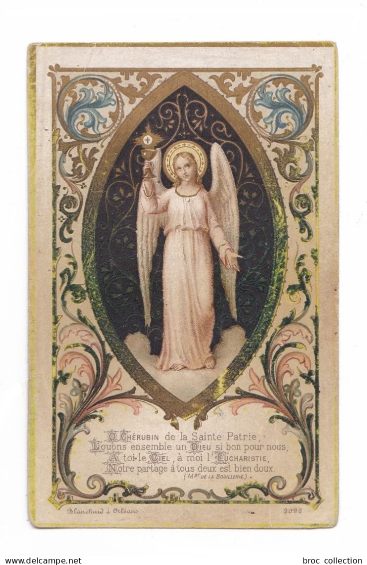 Thiers, 1re Communion De Clotilde Peurière, 1896, église De Saint-Genès, Ange, Cit. Mgr De La Bouillerie, Blanchard 2092 - Andachtsbilder